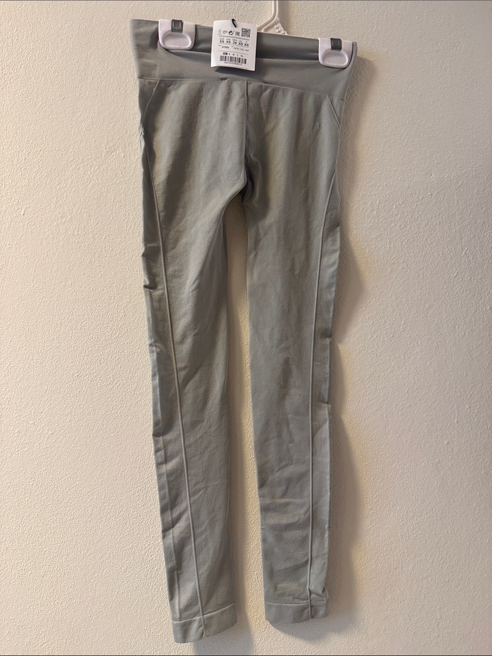Pull&Bear Girls' Light Gray Stretch Leggings